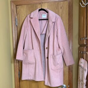 Old Navy Light Pink Pea Coat
